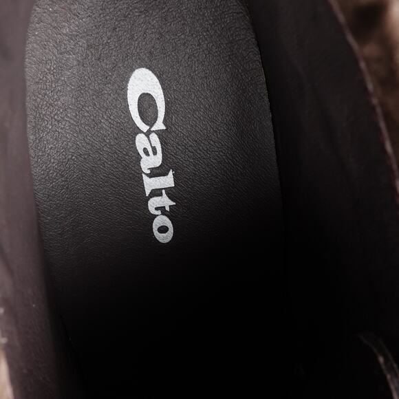 Calto Boots Mens Size 6.5 Brown Elevator Height Increasing Chukka Ankle Casual - Picture 12 of 13